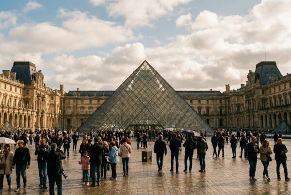 The Apollo Gallery houses some of the most valuable pieces in the Louvre Museum collection.